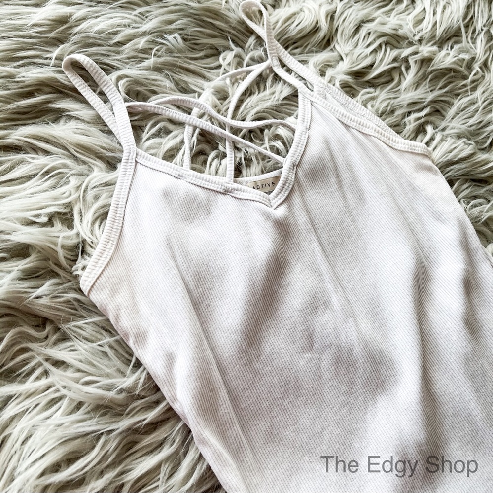 Bella Edge | Quinn Ribbed Double Strappy Tank Top - Picture 7 of 11